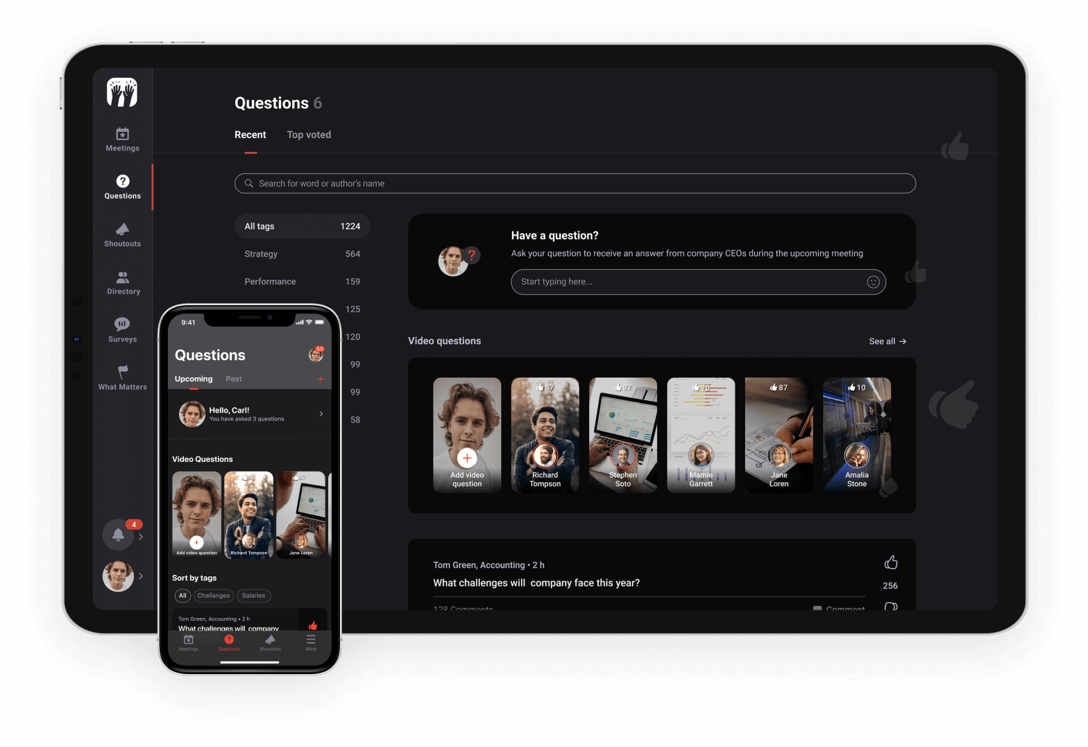 AllHands virtual town hall meetings